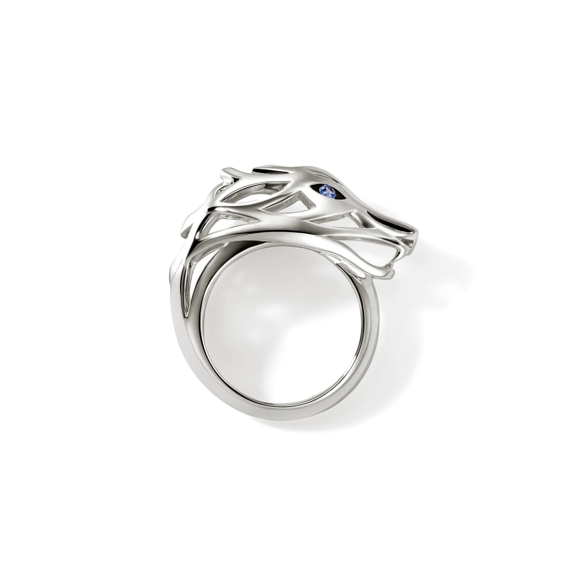 Men John Hardy Bands^Naga Ring, Sterling Silver