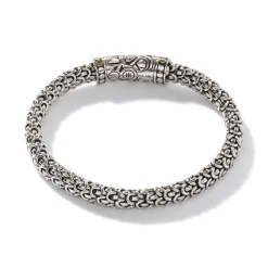 Women John Hardy Chains^Naga Scale Bracelet, Gold, Sterling Silver