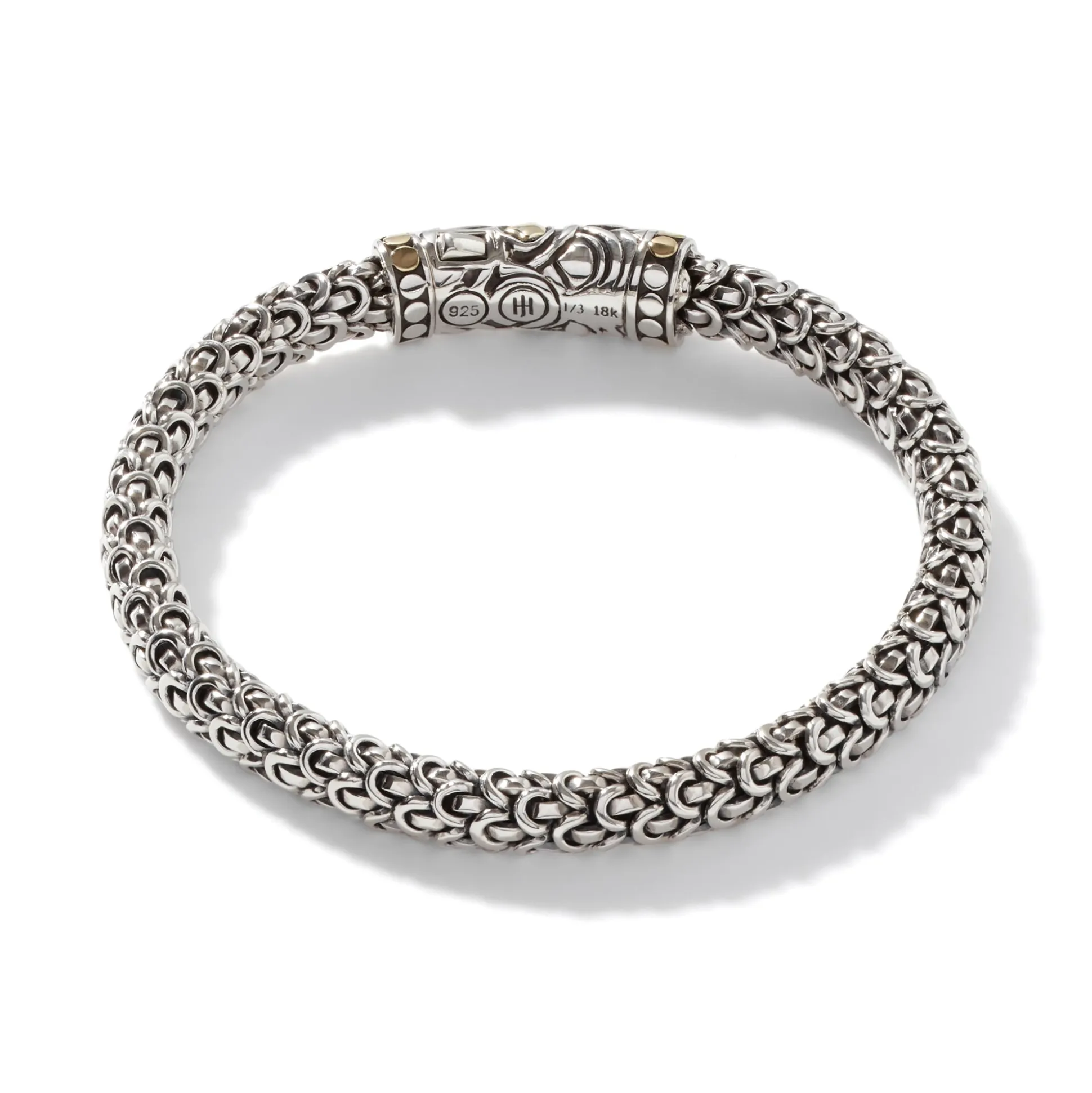 Women John Hardy Chains^Naga Scale Bracelet, Gold, Sterling Silver