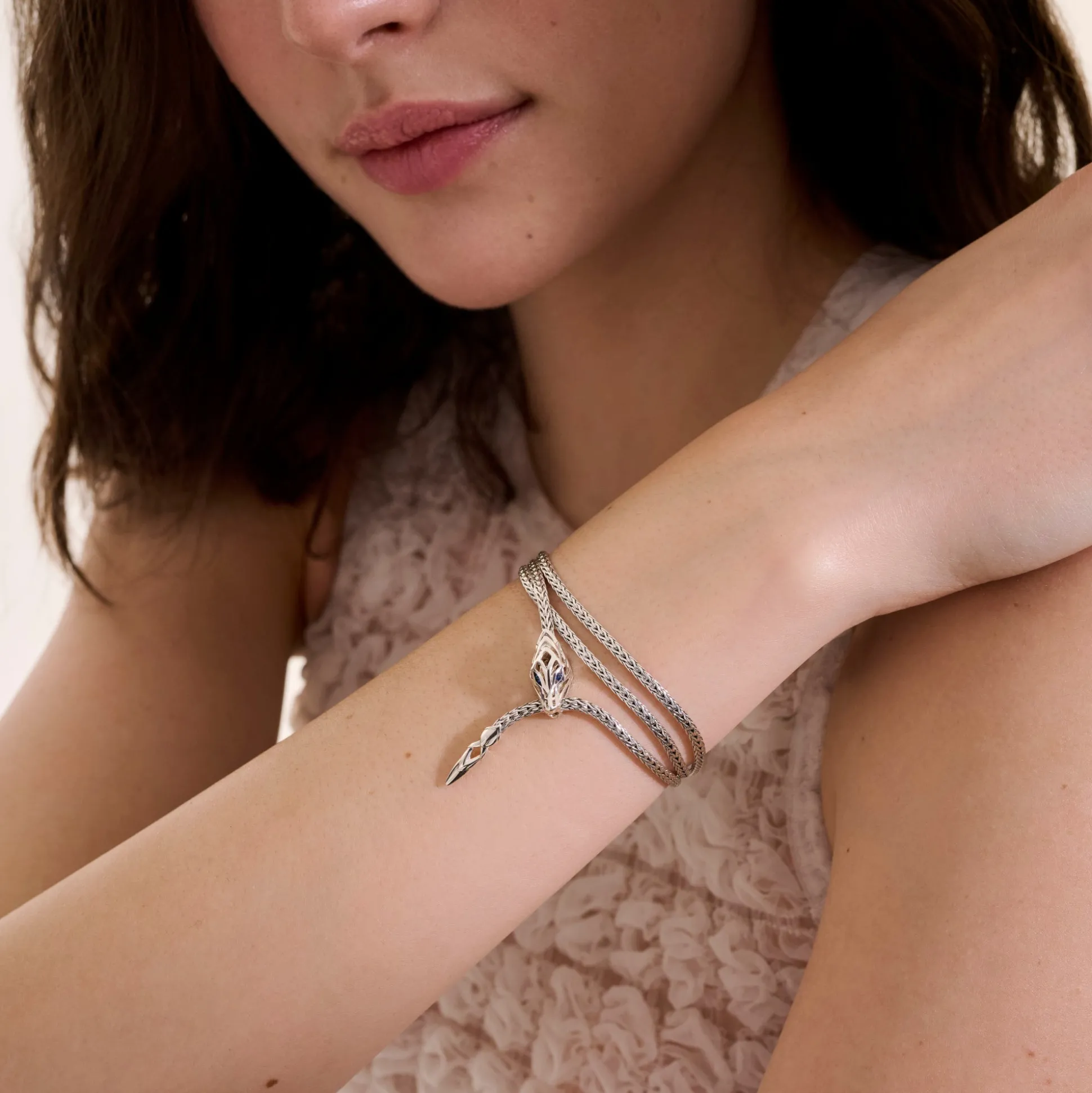 Women John Hardy Chains^Naga Wrap, Sterling Silver, 2.5Mm