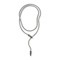 Women John Hardy Statement^Naga Y Necklace, Sterling Silver, 4.4Mm