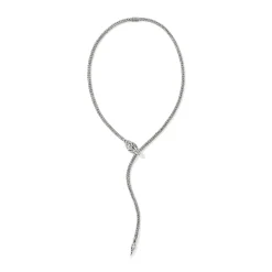 Women John Hardy Statement^Naga Y Necklace, Sterling Silver, 4.4Mm