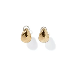 Women John Hardy Statement^Palu Buddha Earring, Gold, Sterling Silver