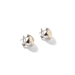 Women John Hardy Statement^Palu Buddha Earring, Gold, Sterling Silver