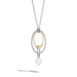 Women John Hardy Pendants^Palu Pearl Pendant Necklace, Silver, Gold