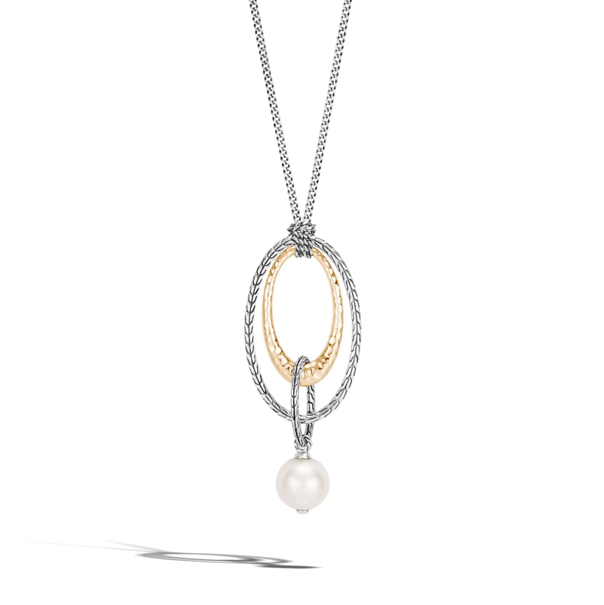 Women John Hardy Pendants^Palu Pearl Pendant Necklace, Silver, Gold