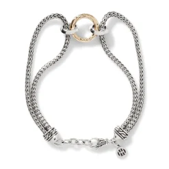 Women John Hardy Chains^Palu Station Bracelet, Sterling Silver, Gold
