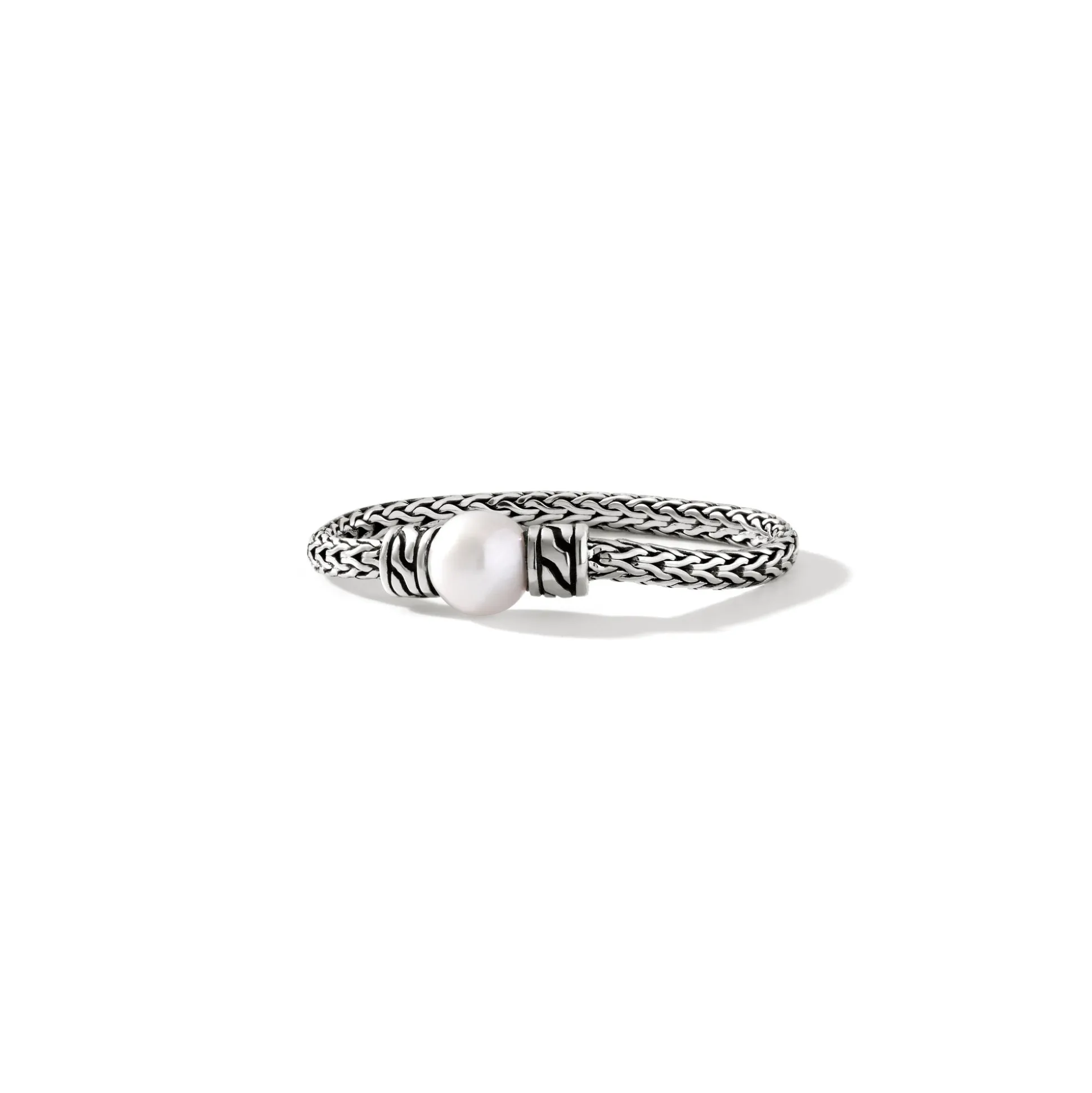 Women John Hardy Soft^Pearl Chain Band Ring, Gold