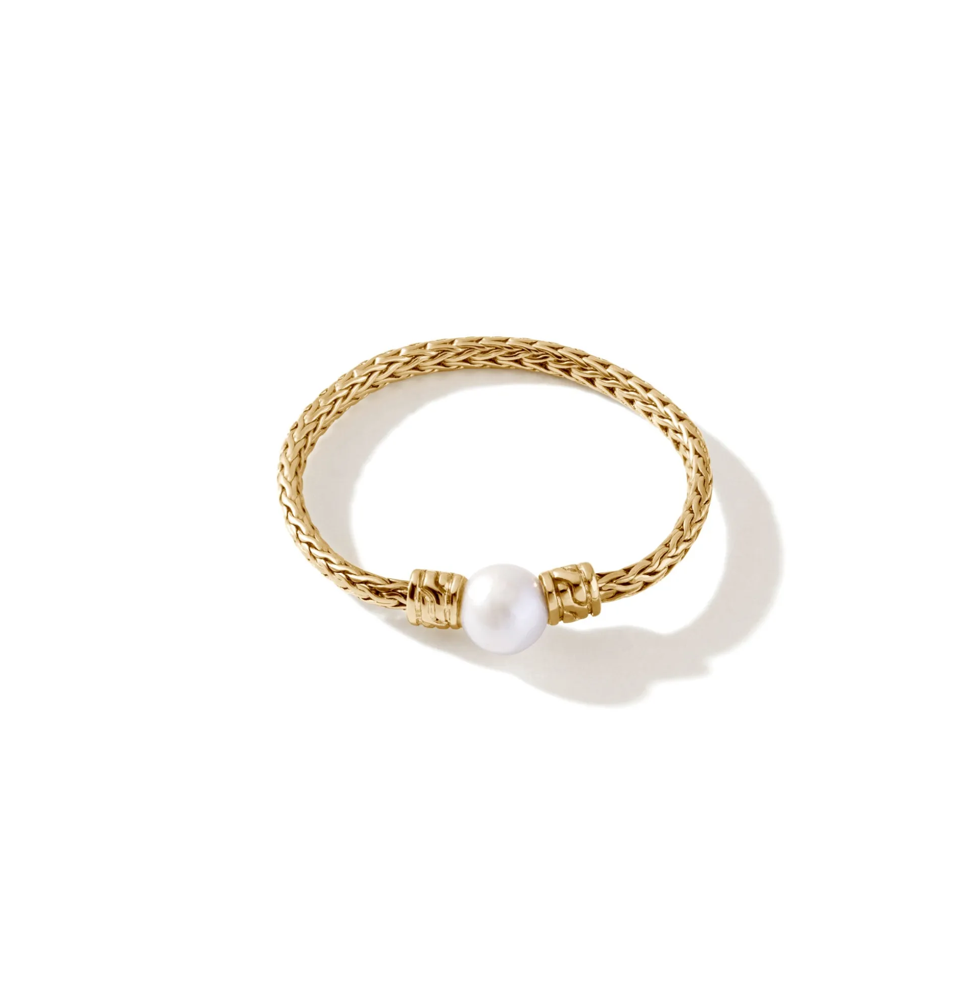 Women John Hardy Soft^Pearl Chain Band Ring, Sterling Silver
