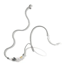 Women John Hardy Layering^Pearl Chain Necklace, Sterling Silver, Gold