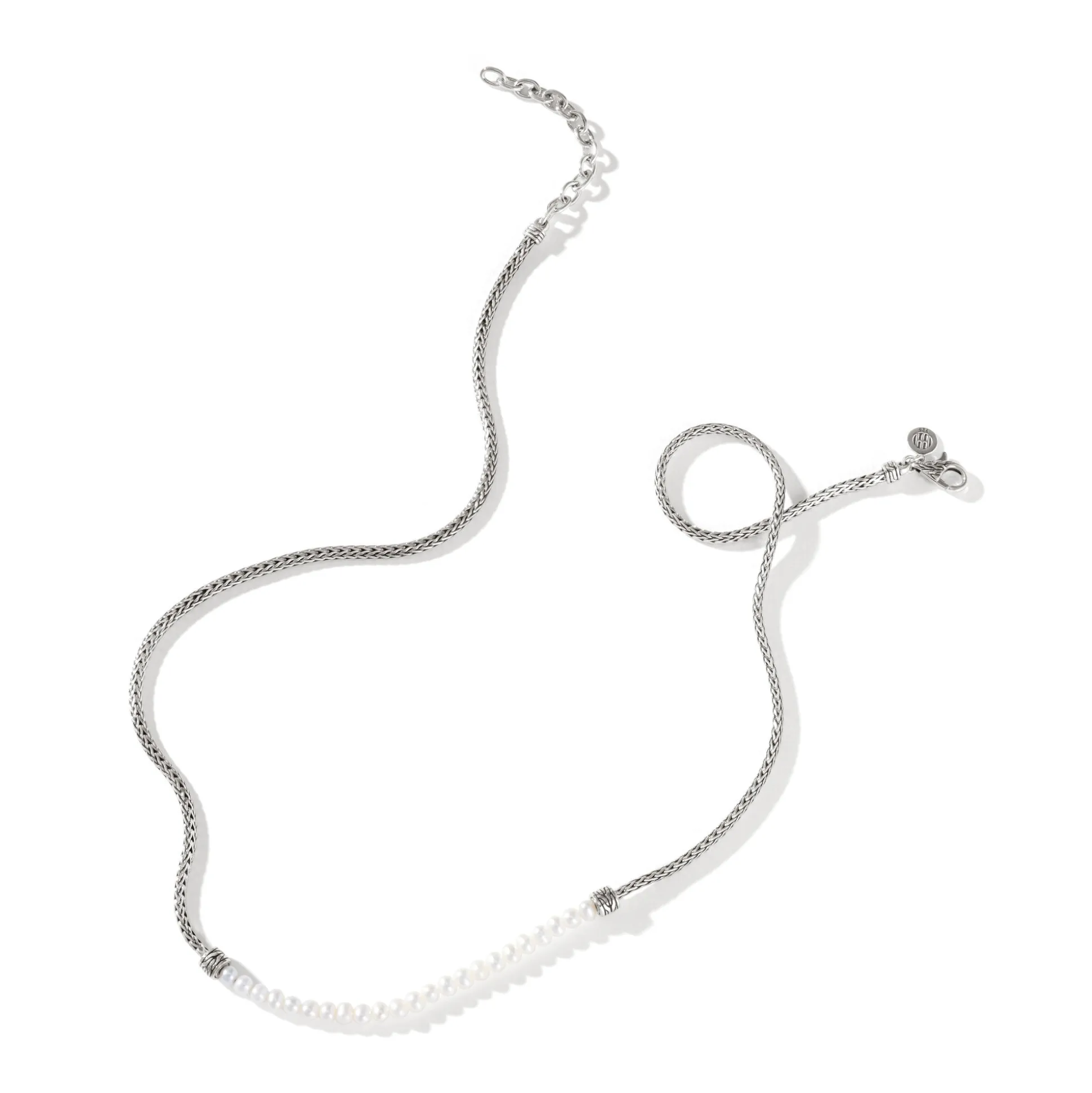 Women John Hardy Layering^Pearl Chain Necklace, Sterling Silver, Slim
