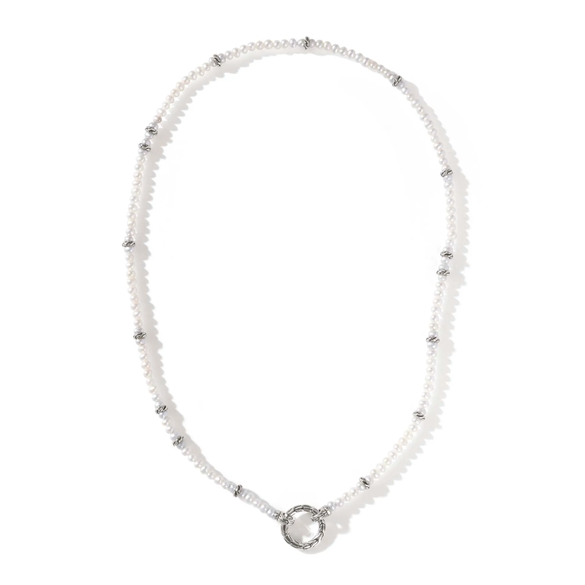 Women John Hardy Layering^Pearl Keyring Necklace, Gold