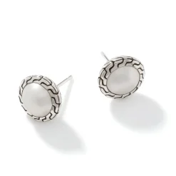Men John Hardy Studs^Pearl Stud Earring, Gold