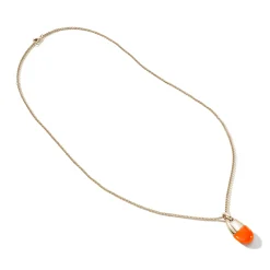 Men John Hardy Tags & Pendants^Pebble Necklace, Gold, Silver, Diamonds