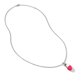 Men John Hardy Tags & Pendants^Pebble Necklace, Sterling Silver, Diamonds