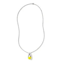 Men John Hardy Tags & Pendants^Pebble Necklace, Sterling Silver, Diamonds