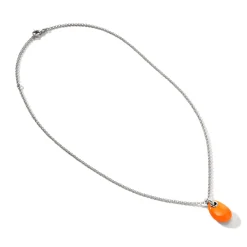 Men John Hardy Tags & Pendants^Pebble Necklace, Sterling Silver, Diamonds