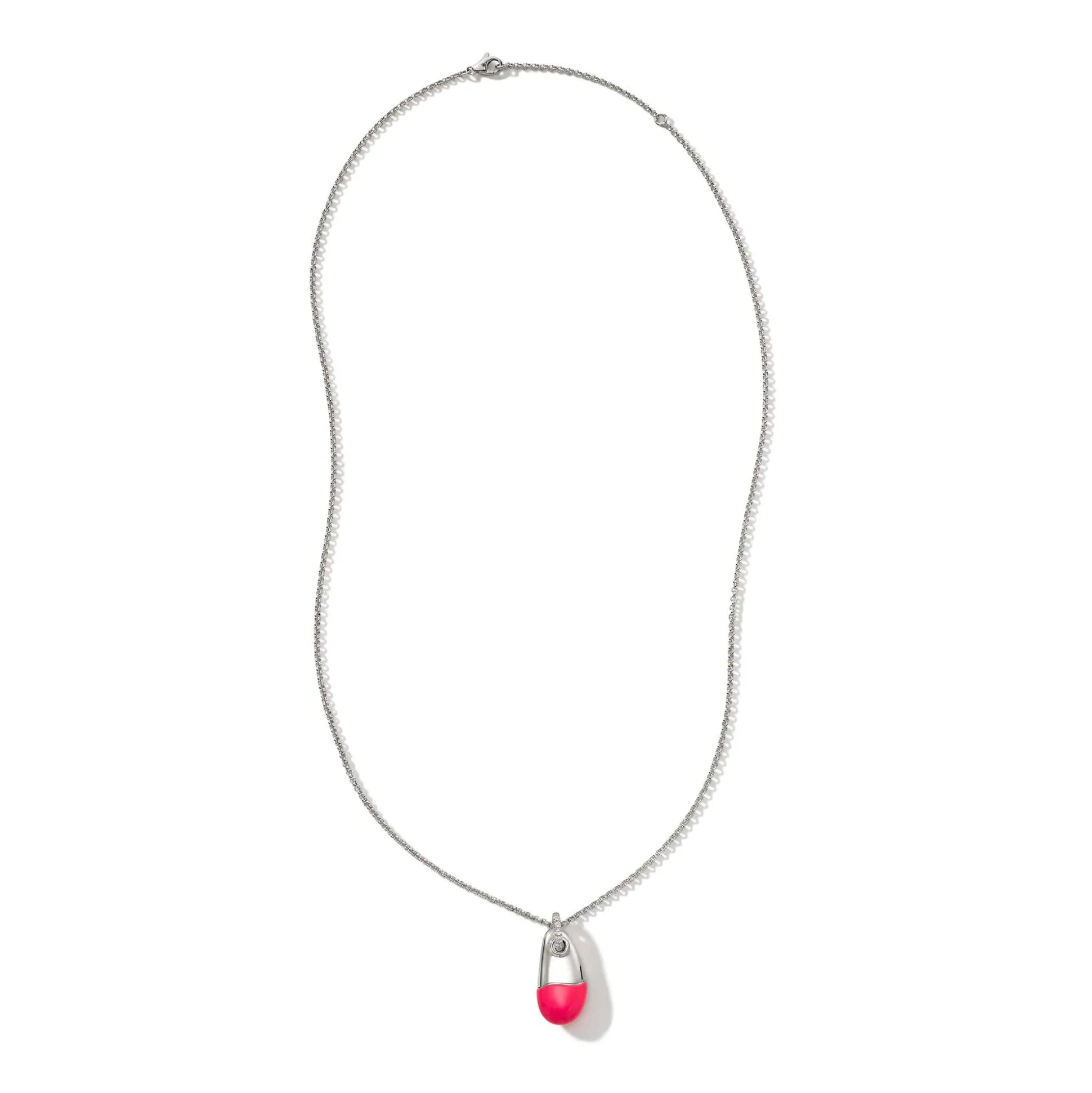 Men John Hardy Tags & Pendants^Pebble Necklace, Sterling Silver, Diamonds