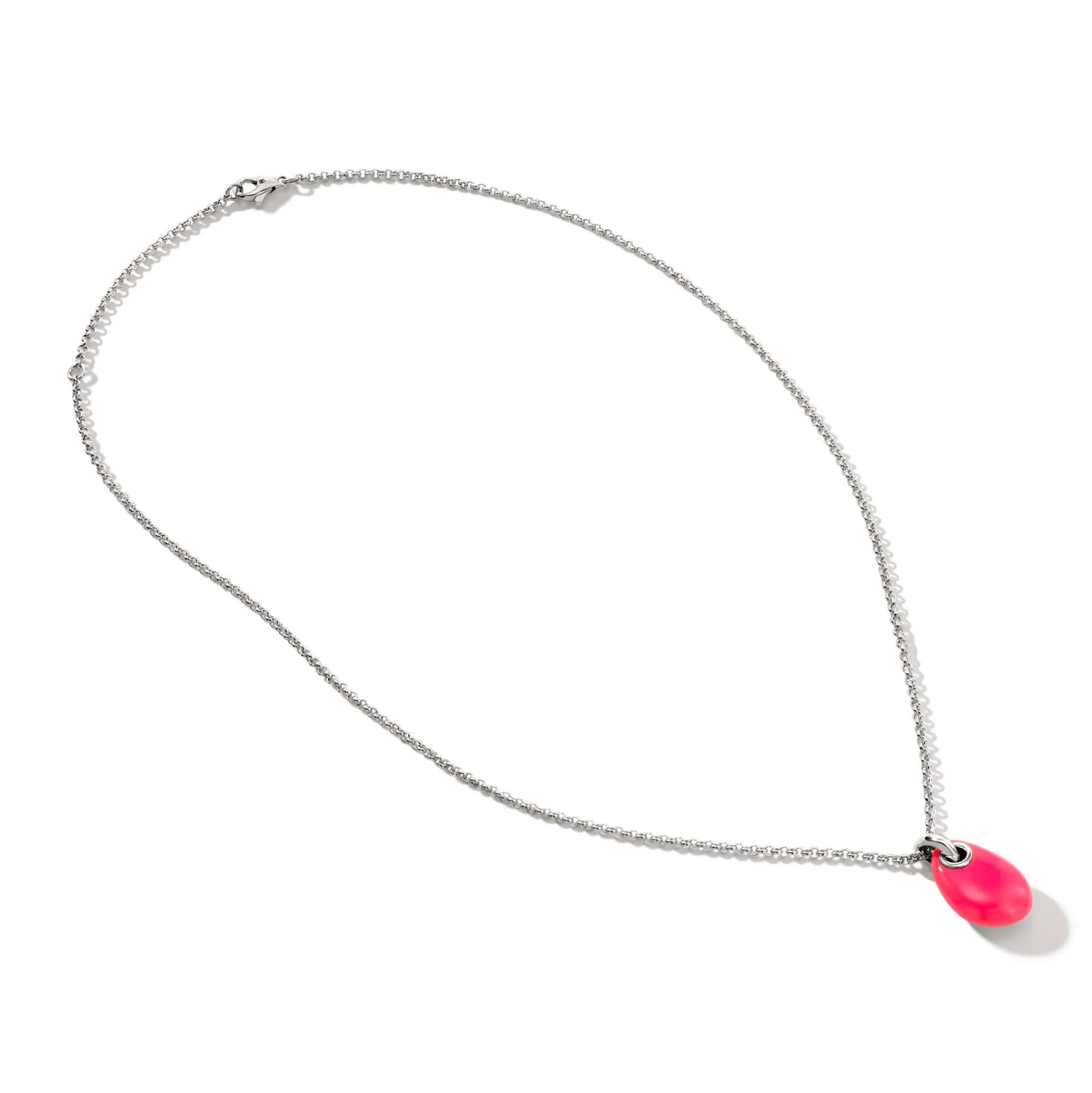 Men John Hardy Tags & Pendants^Pebble Necklace, Sterling Silver, Diamonds