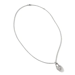 Men John Hardy Tags & Pendants^Pebble Pendant, Sterling Silver, Diamonds