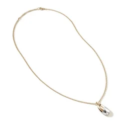 Men John Hardy Tags & Pendants^Pebble Pendant, Sterling Silver, Diamonds