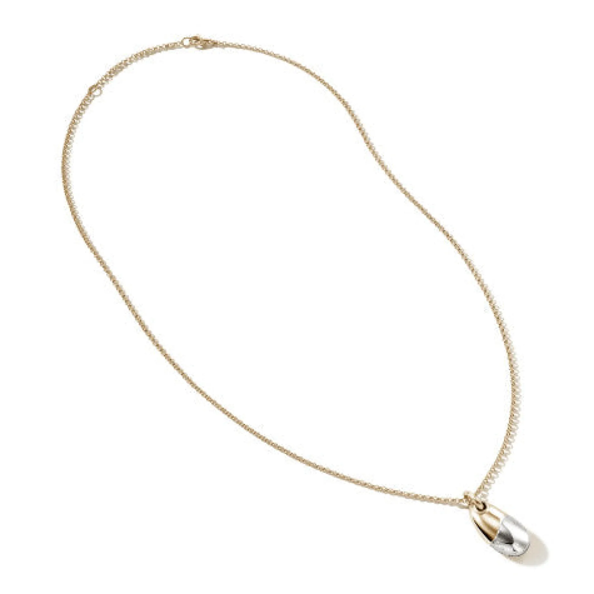 Men John Hardy Tags & Pendants^Pebble Pendant, Sterling Silver, Diamonds
