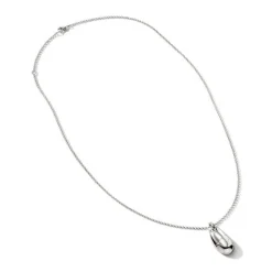 Men John Hardy Tags & Pendants^Pebble Pendant, Sterling Silver, Diamonds