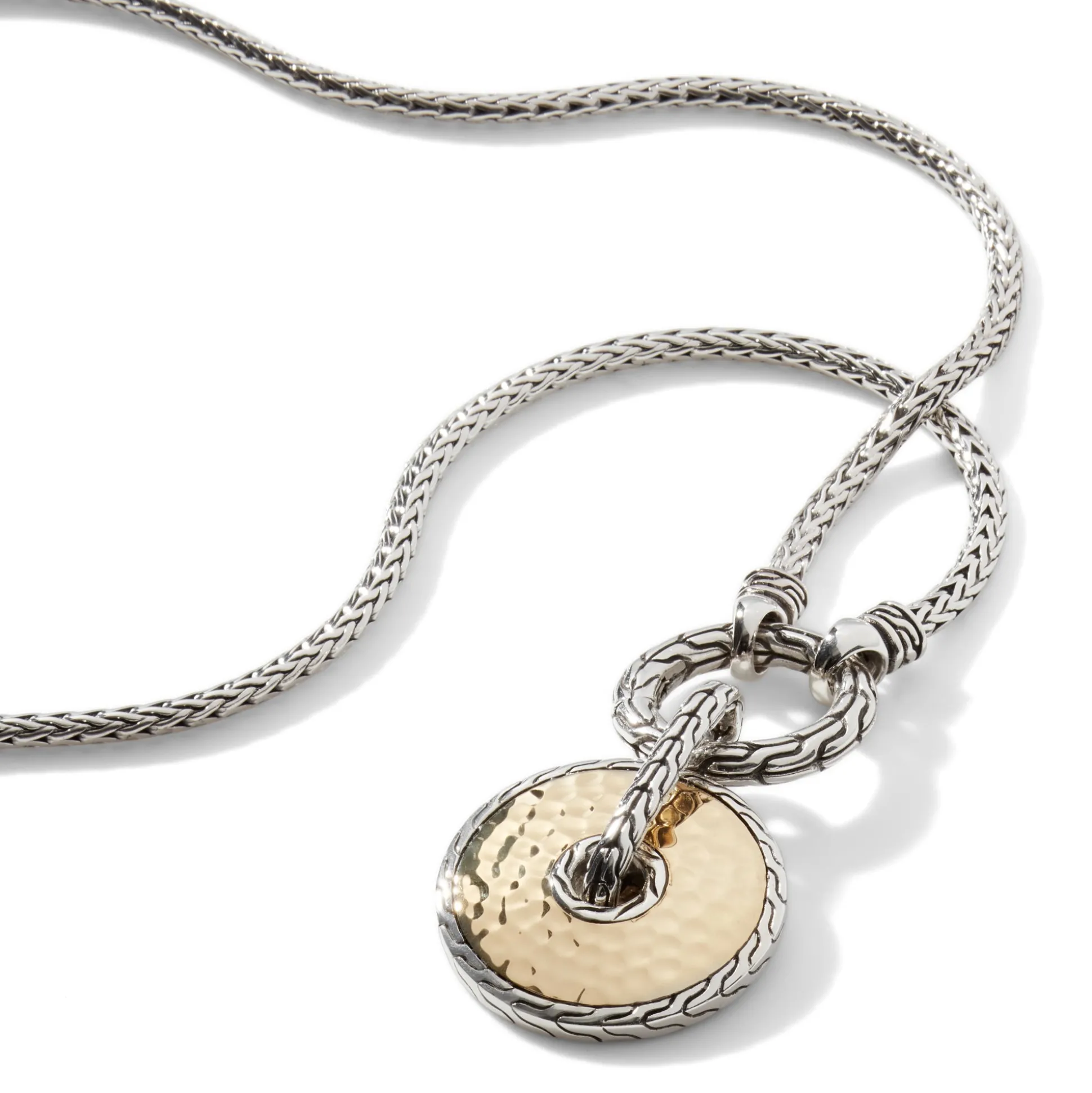 Women John Hardy Pendants^Pendant Keyring Necklace, Gold, Silver