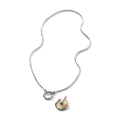 Women John Hardy Pendants^Pendant Keyring Necklace, Gold, Silver