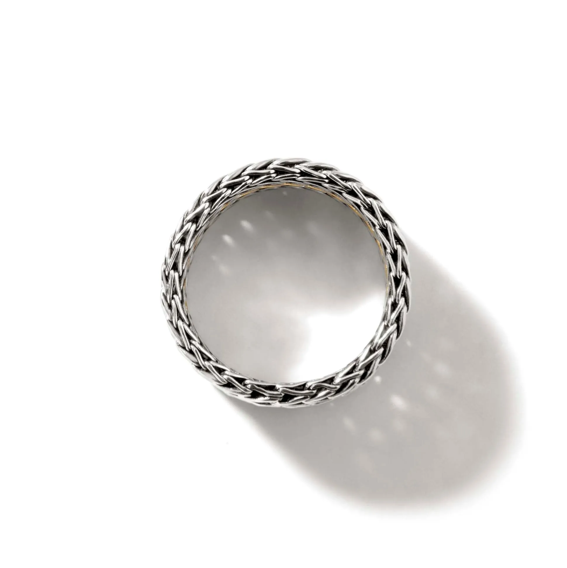 Women John Hardy Soft^Rata Chain Band Ring, Sterling Silver, Wide