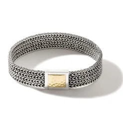 Men John Hardy Chains^Rata Chain Bracelet, Silver, Gold, 12Mm