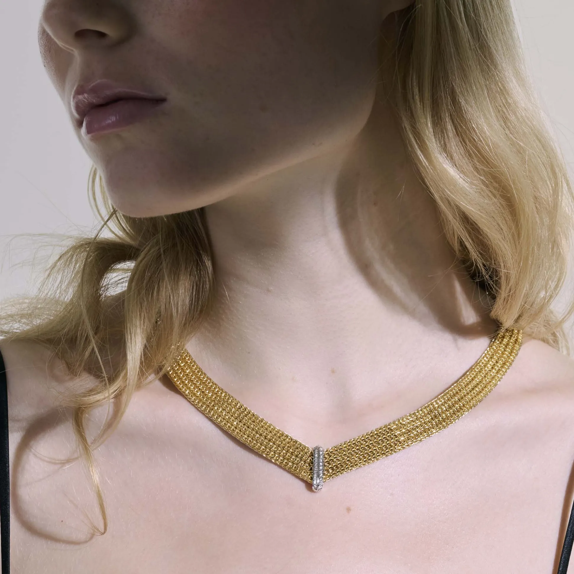 Women John Hardy Statement^Rata Chain Chevron Necklace, Sterling Silver