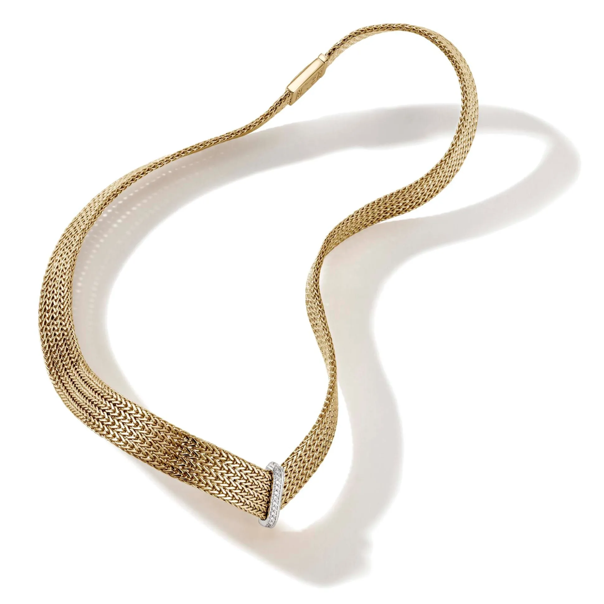 Women John Hardy Statement^Rata Chain Chevron Necklace, Sterling Silver