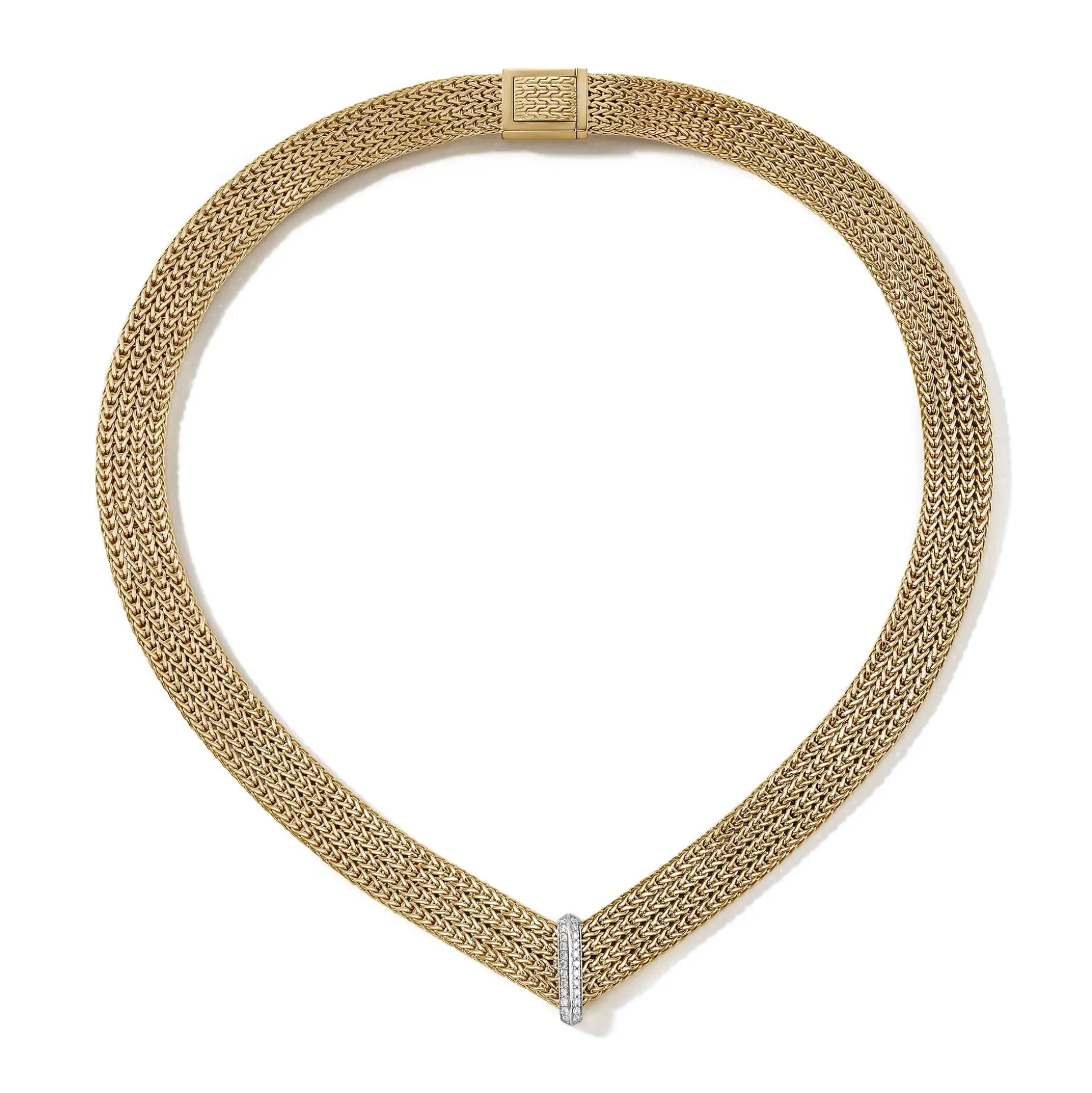 Women John Hardy Statement^Rata Chain Chevron Necklace, Sterling Silver
