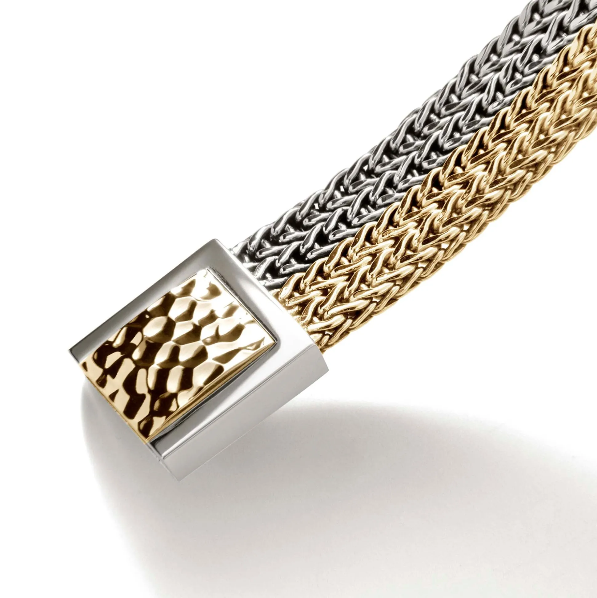 Men John Hardy Chains^Rata Chain Crossover Bracelet, Gold, Silver