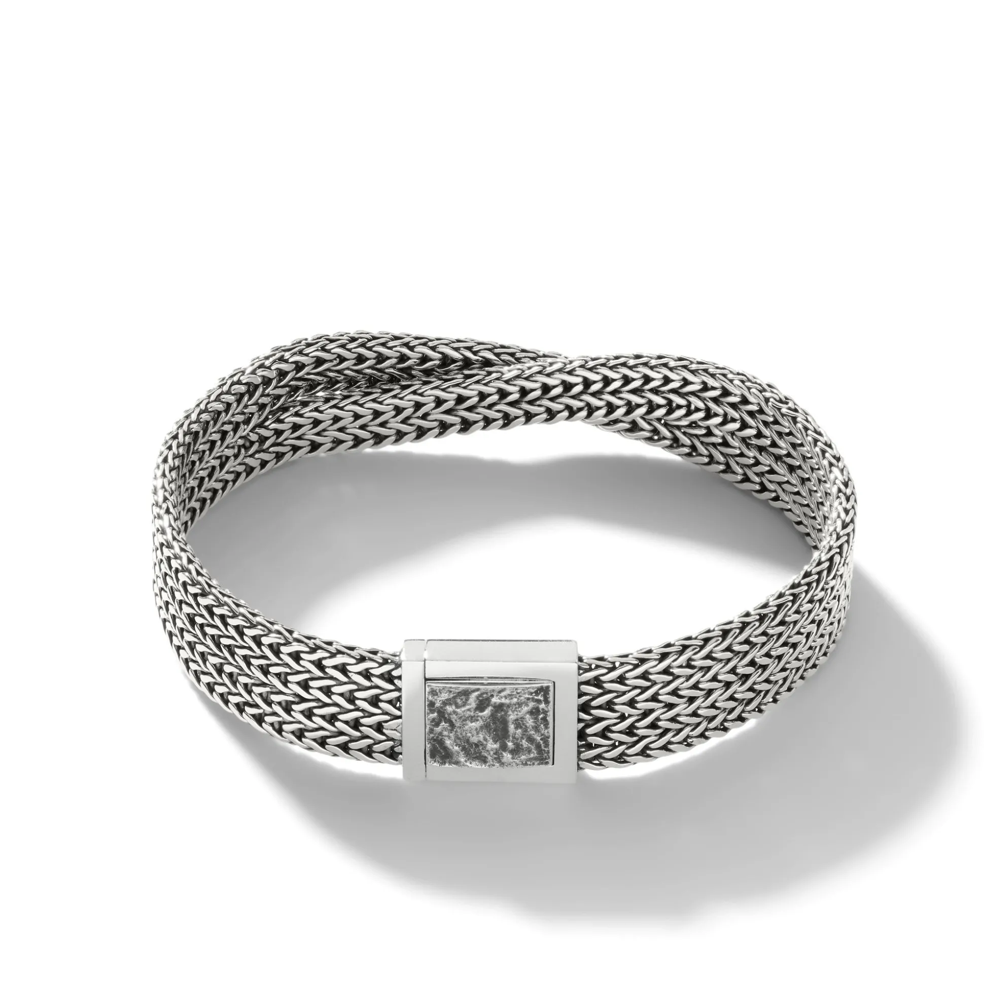Men John Hardy Chains^Rata Chain Crossover Bracelet, Gold, Silver