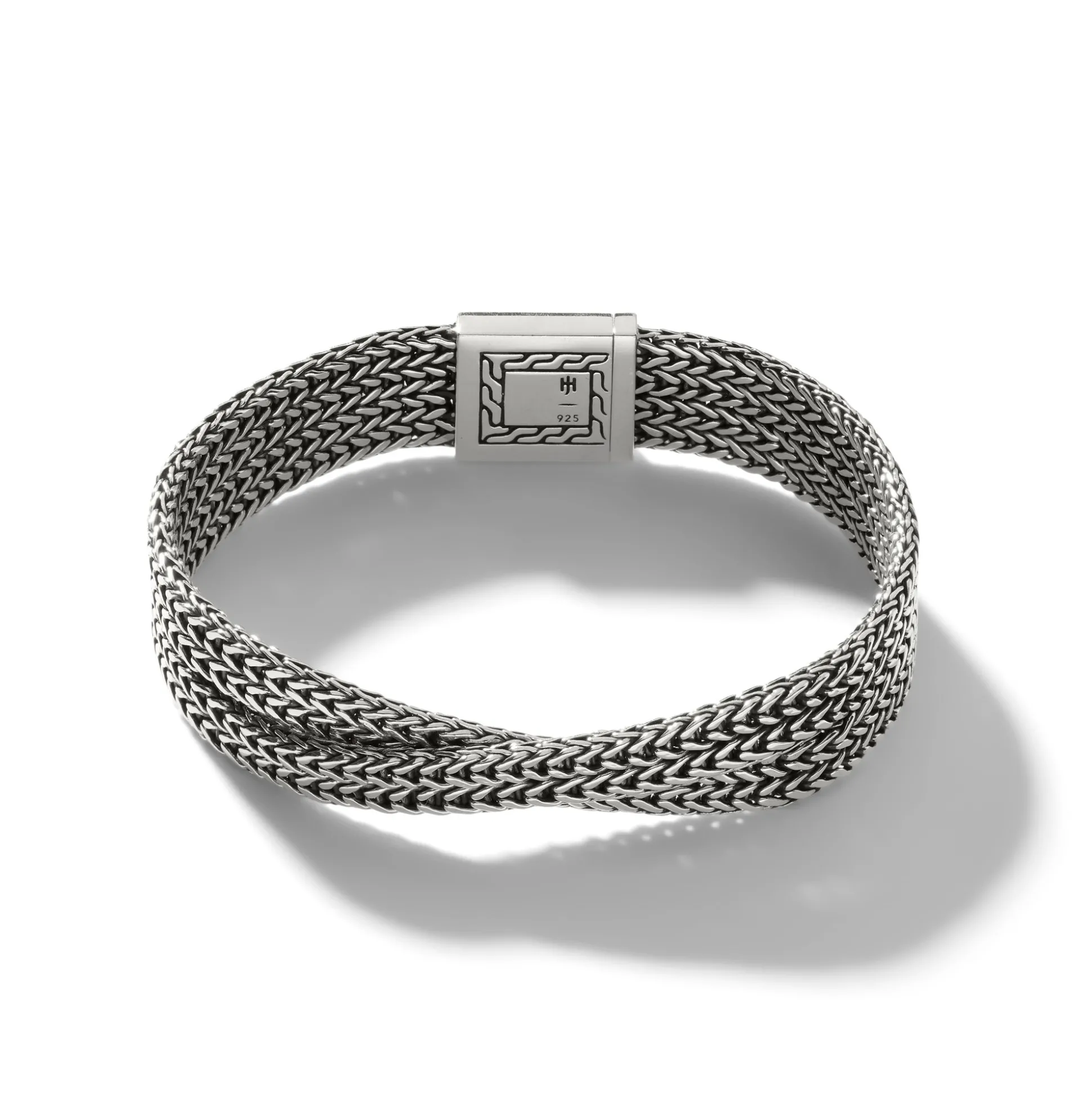 Men John Hardy Chains^Rata Chain Crossover Bracelet, Gold, Silver