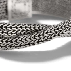 Men John Hardy Chains^Rata Chain Crossover Bracelet, Silver, 12Mm