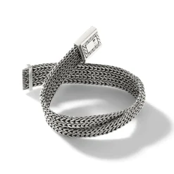 Men John Hardy Chains^Rata Chain Crossover Bracelet, Silver, 12Mm