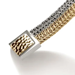 Men John Hardy Chains^Rata Chain Crossover Bracelet, Silver, 12Mm