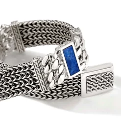 Men John Hardy Chains^Rata Chain Inlay Bracelet, Silver, Gemstone