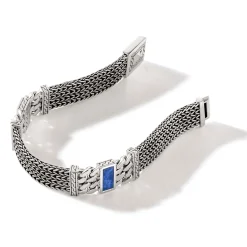 Men John Hardy Chains^Rata Chain Inlay Bracelet, Silver, Gemstone