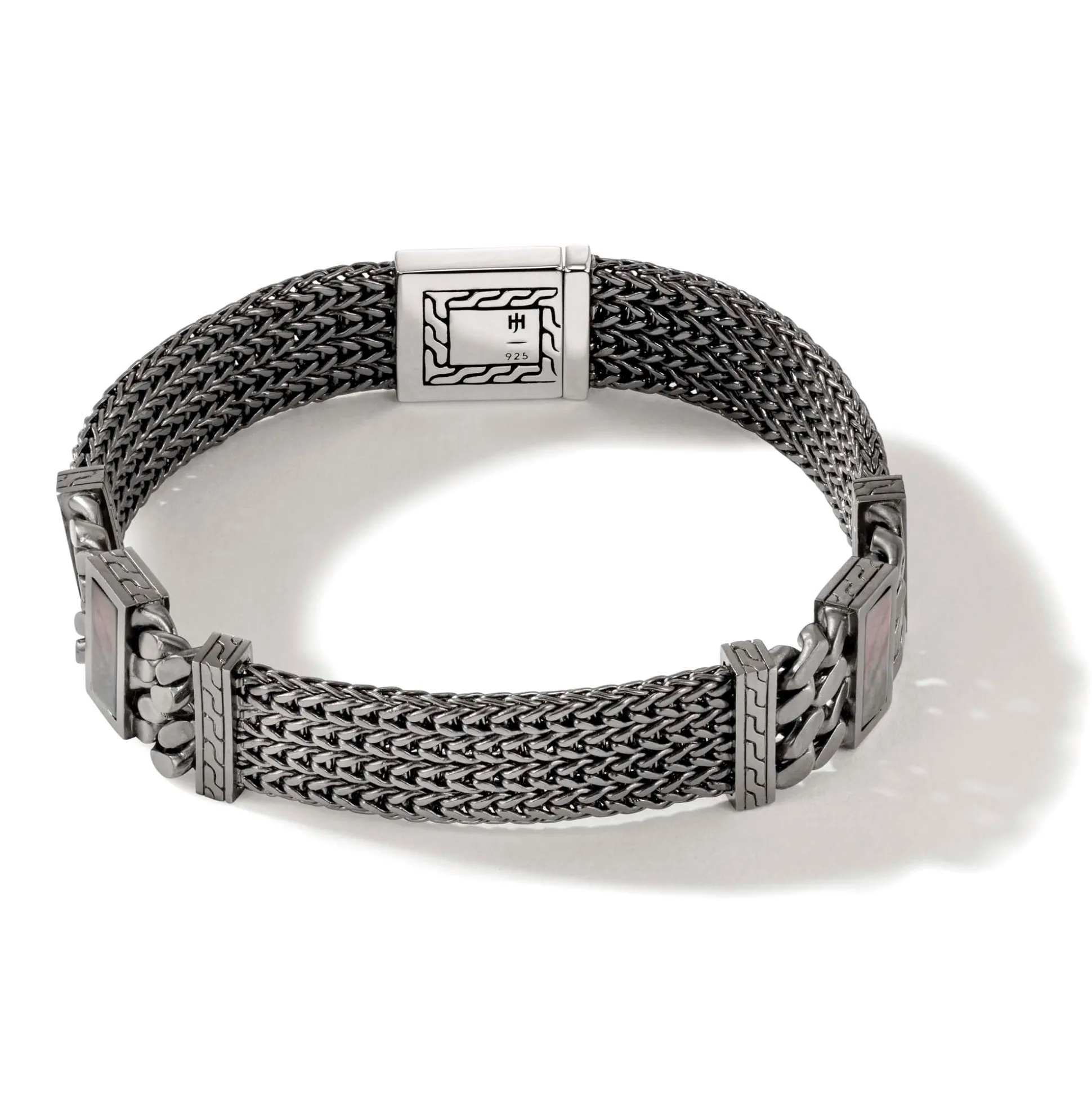 Men John Hardy Chains^Rata Chain Inlay Bracelet, Silver, Gemstone