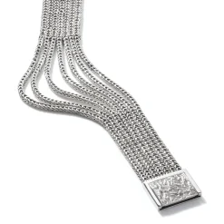 Women John Hardy Chains^Rata Chain Multi Row Bracelet, Silver