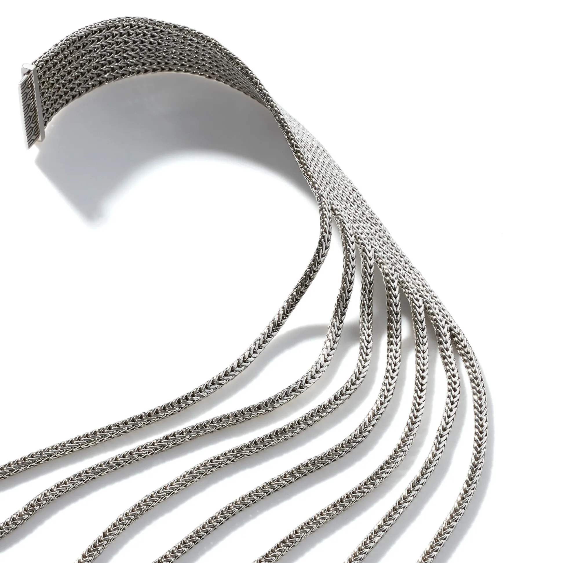 Women John Hardy Statement^Rata Chain Multi Row Necklace, Silver