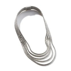 Women John Hardy Statement^Rata Chain Multi Row Necklace, Silver