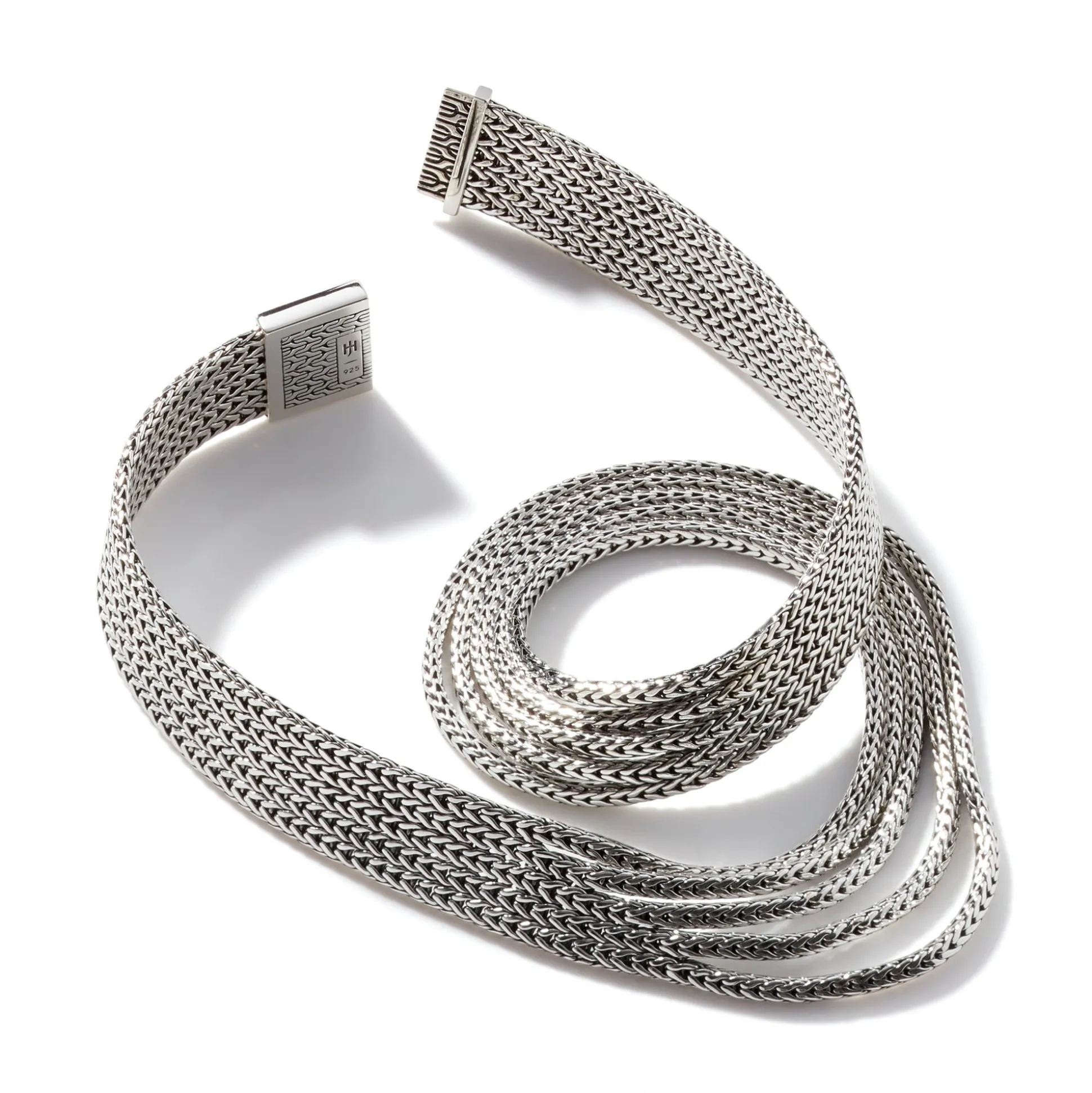 Women John Hardy Statement^Rata Chain Multi Row Necklace, Silver