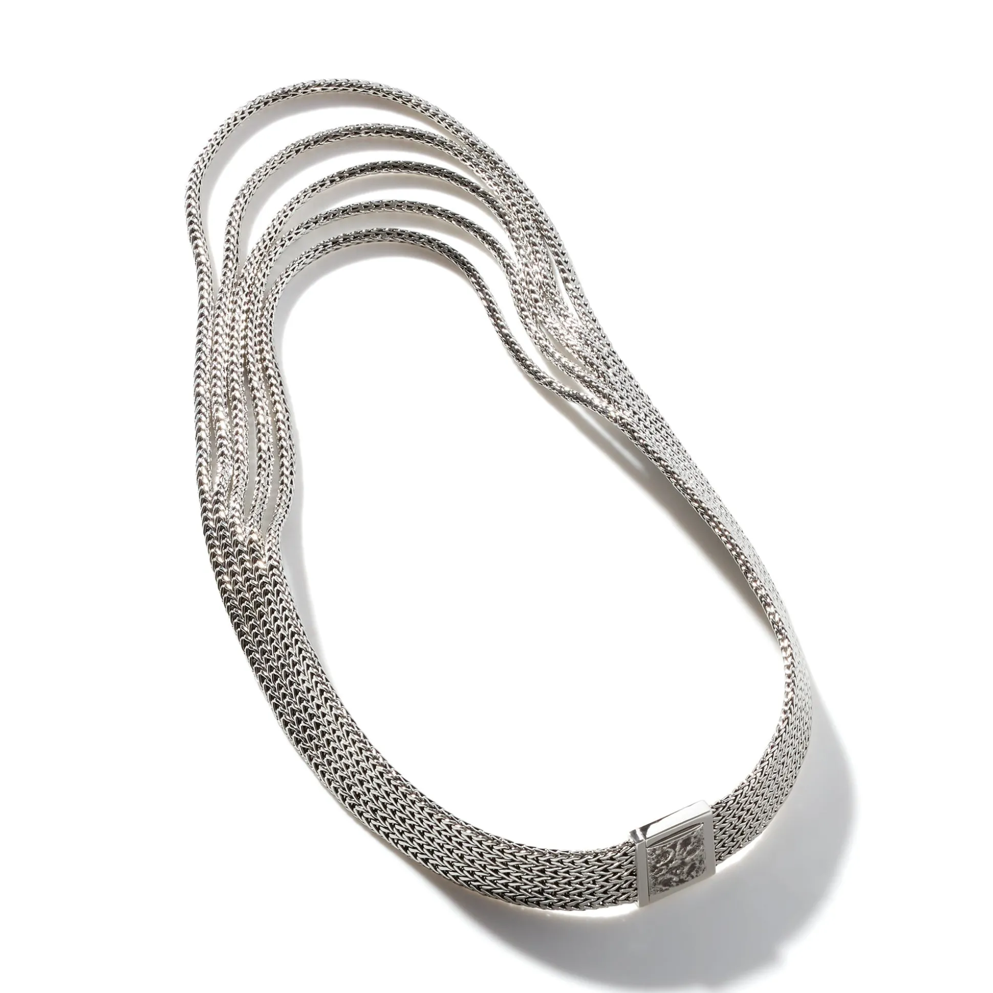 Women John Hardy Statement^Rata Chain Multi Row Necklace, Silver