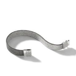 Men John Hardy Chains^Rata Chain Reversible Bracelet, Dark Silver