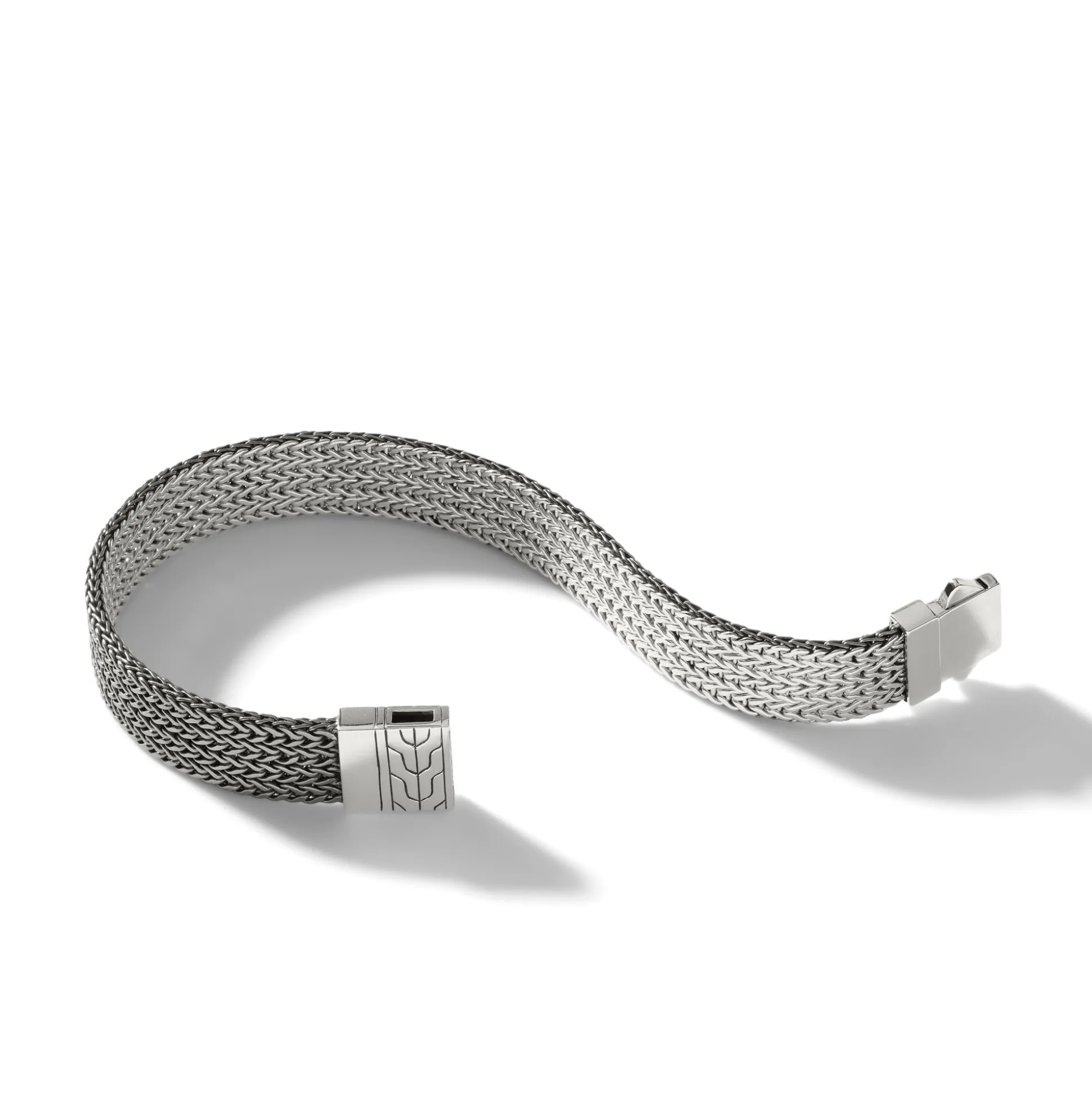 Men John Hardy Chains^Rata Chain Reversible Bracelet, Dark Silver
